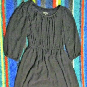 Navy Long Sleeve Dress